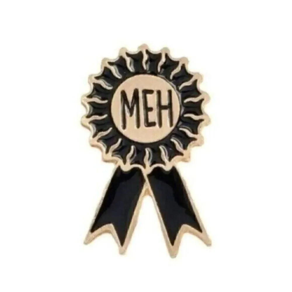 3/20 Meh Ribbon Award Enamel Pin